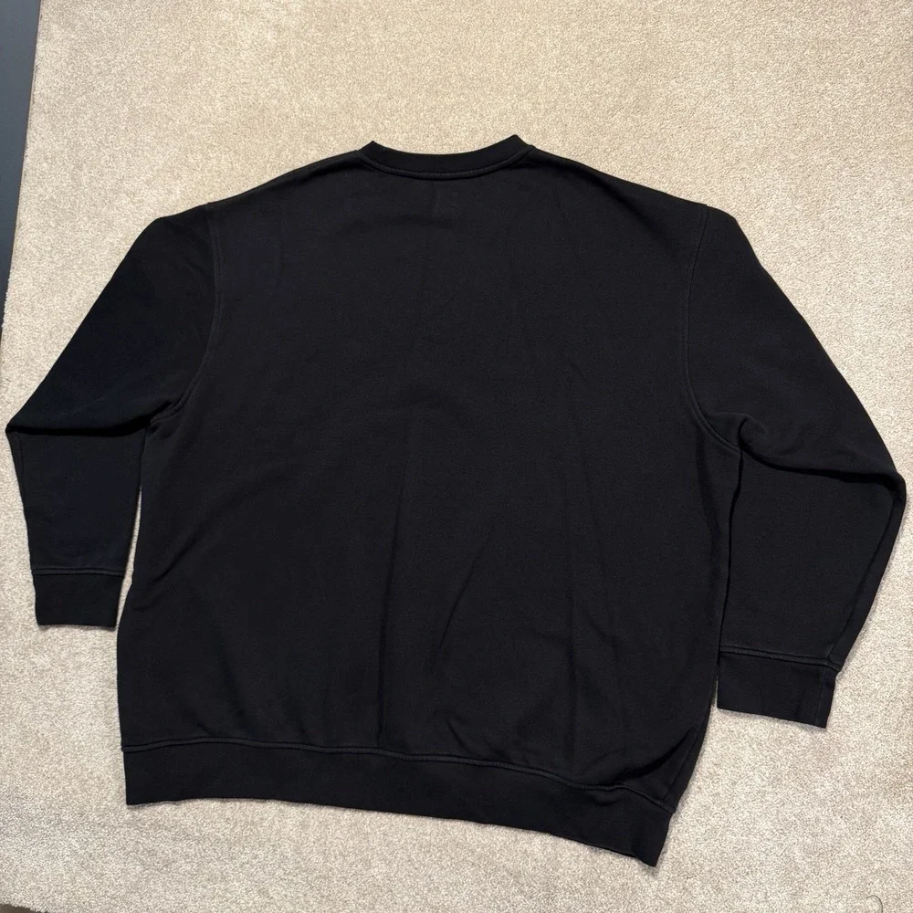 Levis Sweatshirt Mens 3XLT Black Relaxed Crewneck Pullover Big Tall Work Casual - Picture 9 of 9